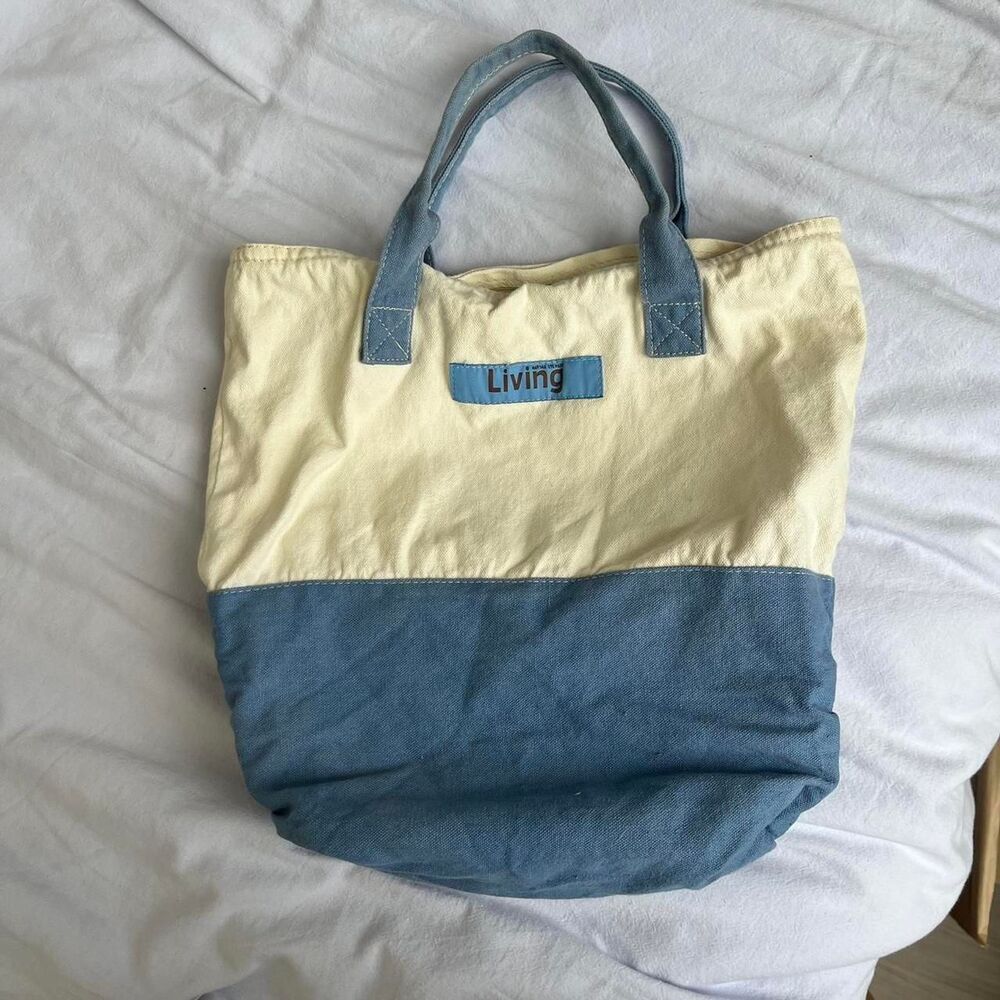 Martha-stewart-collection Women's Blue and Tan Bag